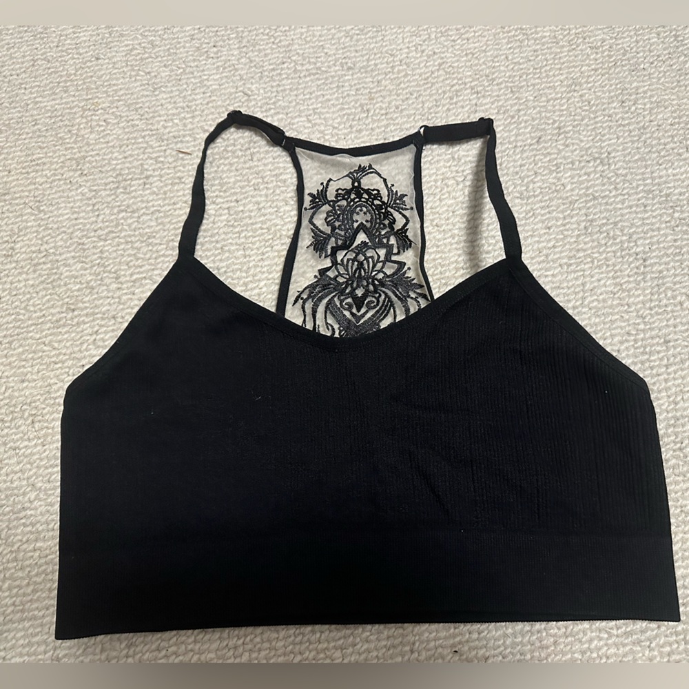 Black bralette